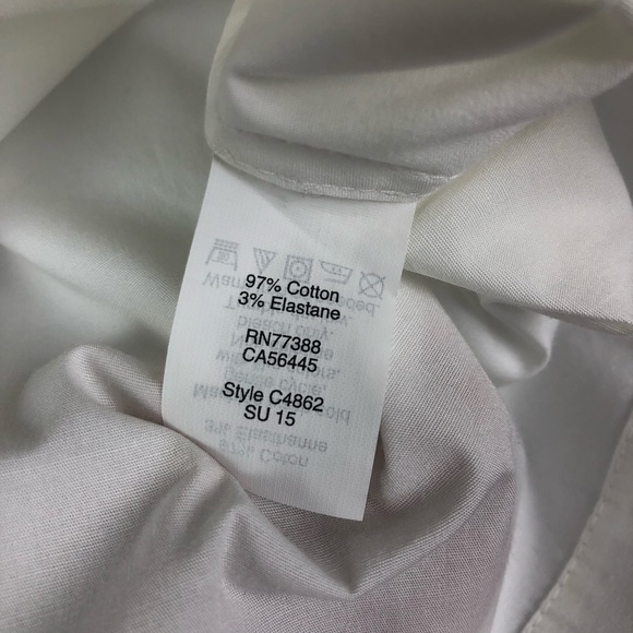 J.Crew | White Zipper Detail Business Basic | XXS - Picture 6 of 8